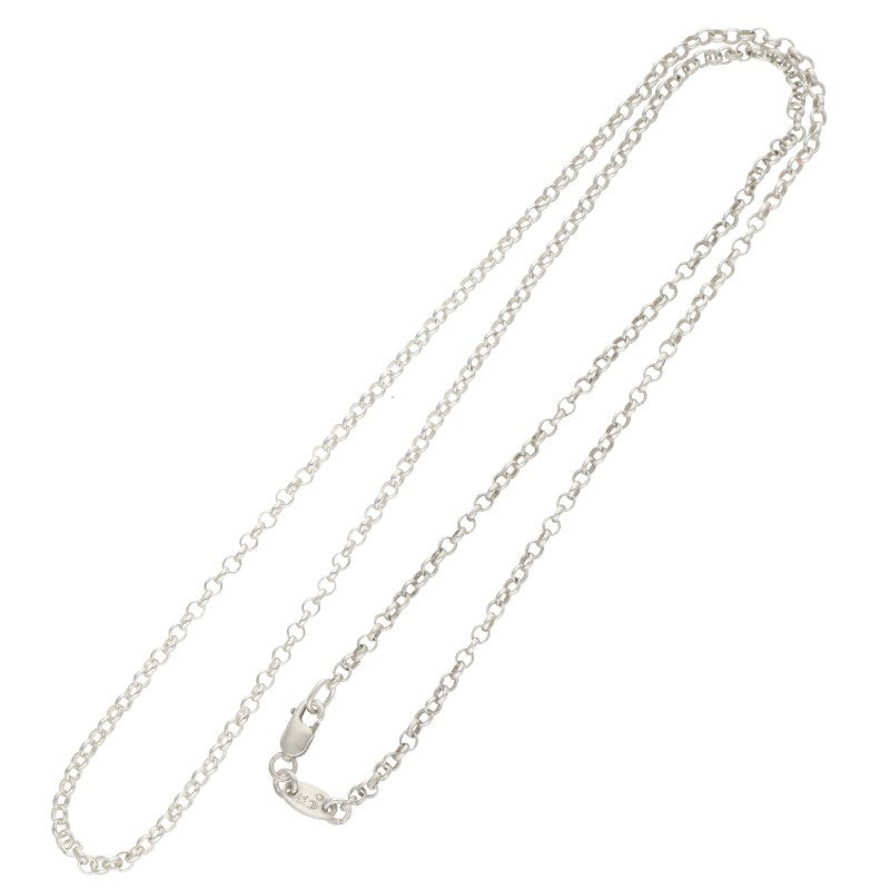 Chrome Hearts Silver Roll Chain Necklace Size 20 Inch