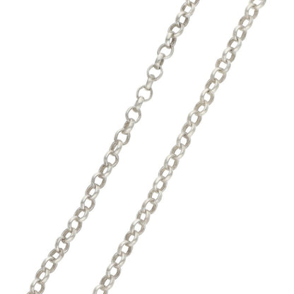 Chrome Hearts Silver Roll Chain Necklace Size 20 Inch
