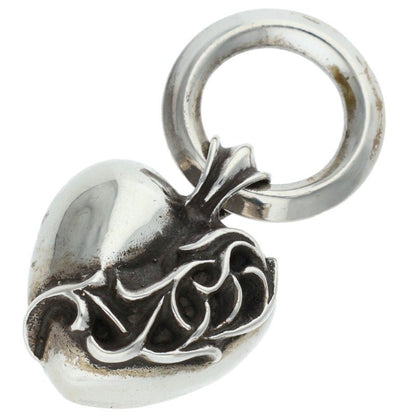 Chrome Hearts Heart Silver Necklace Pendant Size ONE SIZE