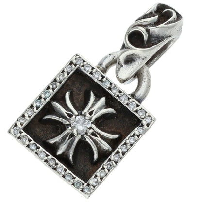 Chrome Hearts Framed CH Plus Diamond Charm Size ONE SIZE