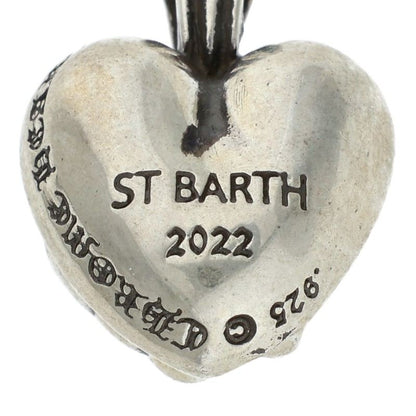 Chrome Hearts St. Barth Heart Silver 925 Necklace Size ONE SIZE