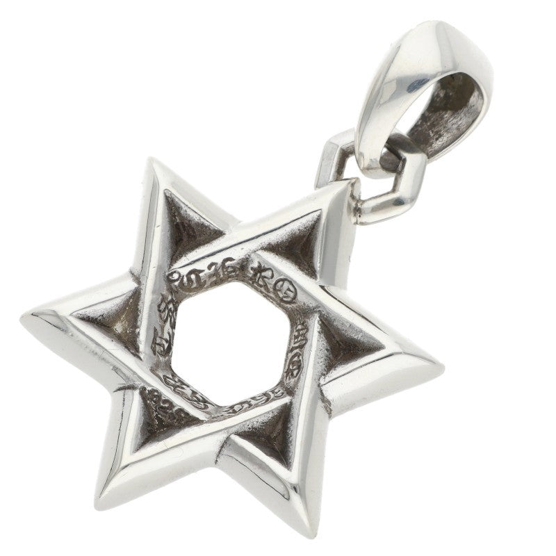 Chrome Hearts Star of David Pendant Silver 925 Size ONE SIZE