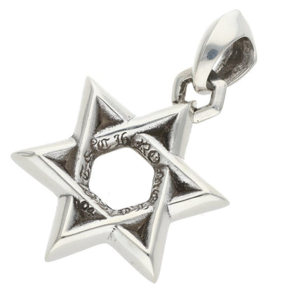 Chrome Hearts Star of David Pendant Silver 925 Size ONE SIZE
