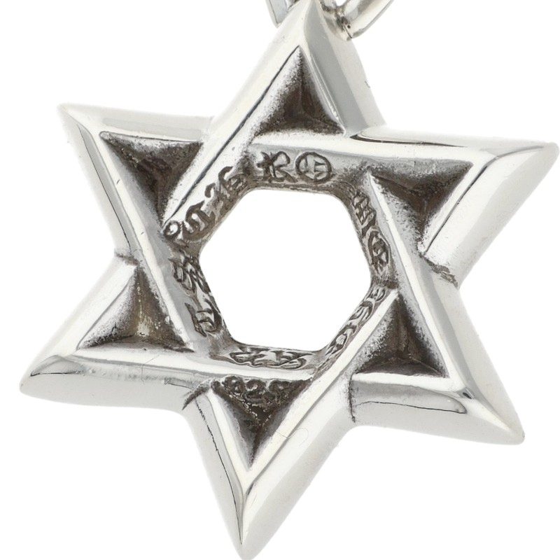Chrome Hearts Star of David Pendant Silver 925 Size ONE SIZE