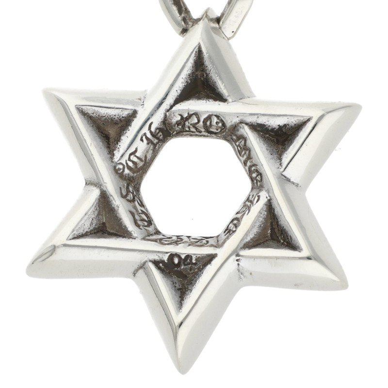 Chrome Hearts Star of David Pendant Silver 925 Size ONE SIZE