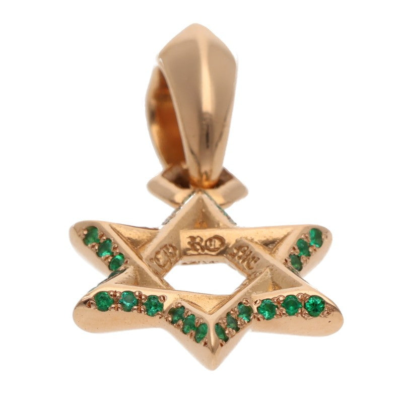Chrome Hearts 22K Star of Emerald Pendant Size ONE SIZE