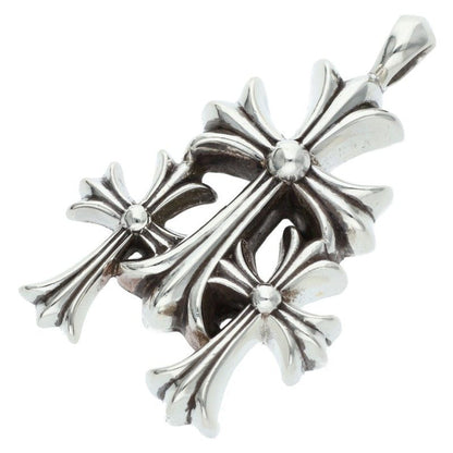 Chrome Hearts Triple Small CH Cross Pendant Size ONE SIZE