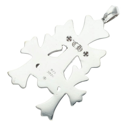 Chrome Hearts Triple Small CH Cross Pendant Size ONE SIZE