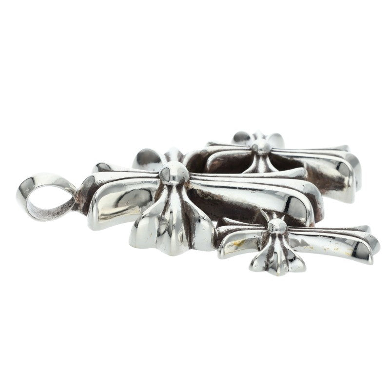 Chrome Hearts Triple Small CH Cross Pendant Size ONE SIZE