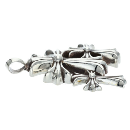 Chrome Hearts Triple Small CH Cross Pendant Size ONE SIZE