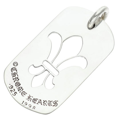 Chrome Hearts Large Silver Dog Tag Pendant Size ONE SIZE