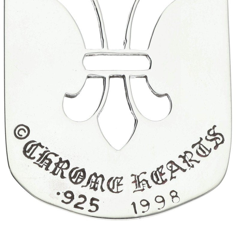Chrome Hearts Large Silver Dog Tag Pendant Size ONE SIZE