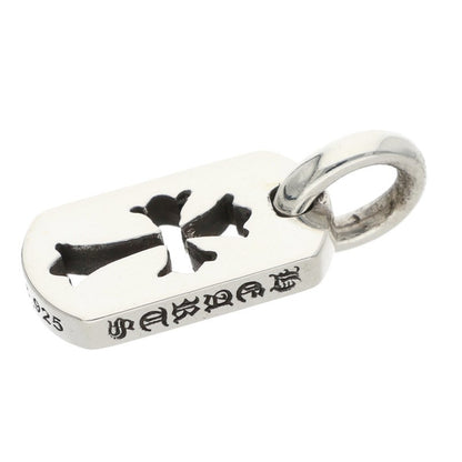 Chrome Hearts Tiny Cutout Cross Dog 925 Silver Size ONE SIZE