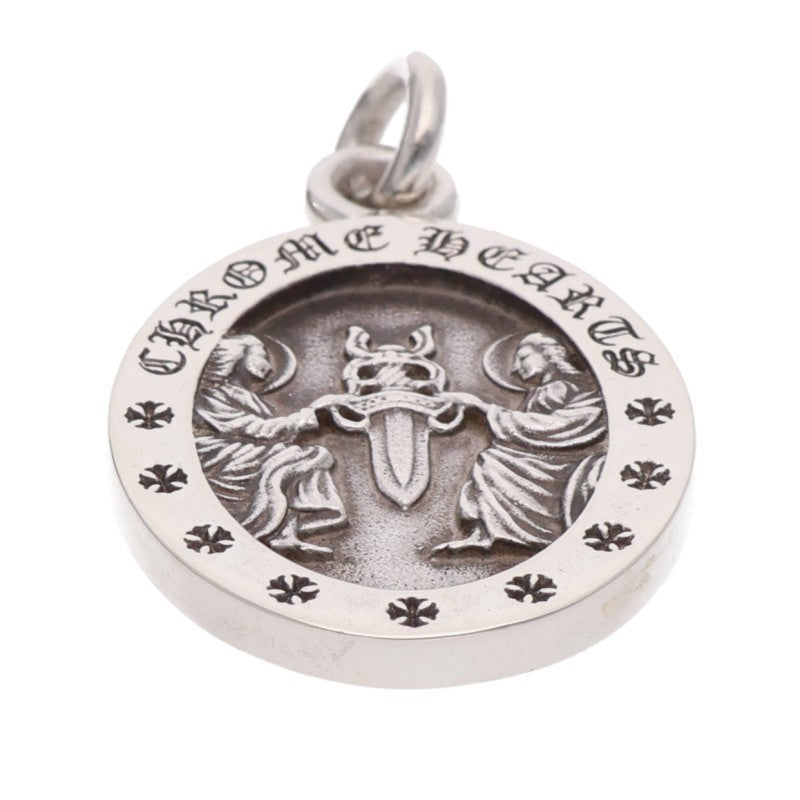 Chrome Hearts Angel Medal Oval Silver Charm Size ONE SIZE