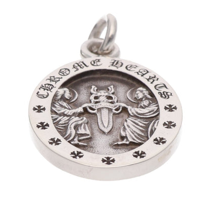 Chrome Hearts Angel Medal Oval Silver Charm Size ONE SIZE