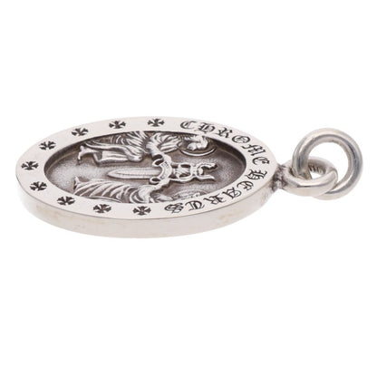 Chrome Hearts Angel Medal Oval Silver Charm Size ONE SIZE