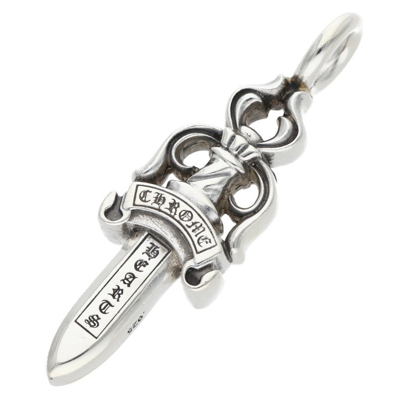 Chrome Hearts 925 Silver Double Dagger Pendant Size ONE SIZE