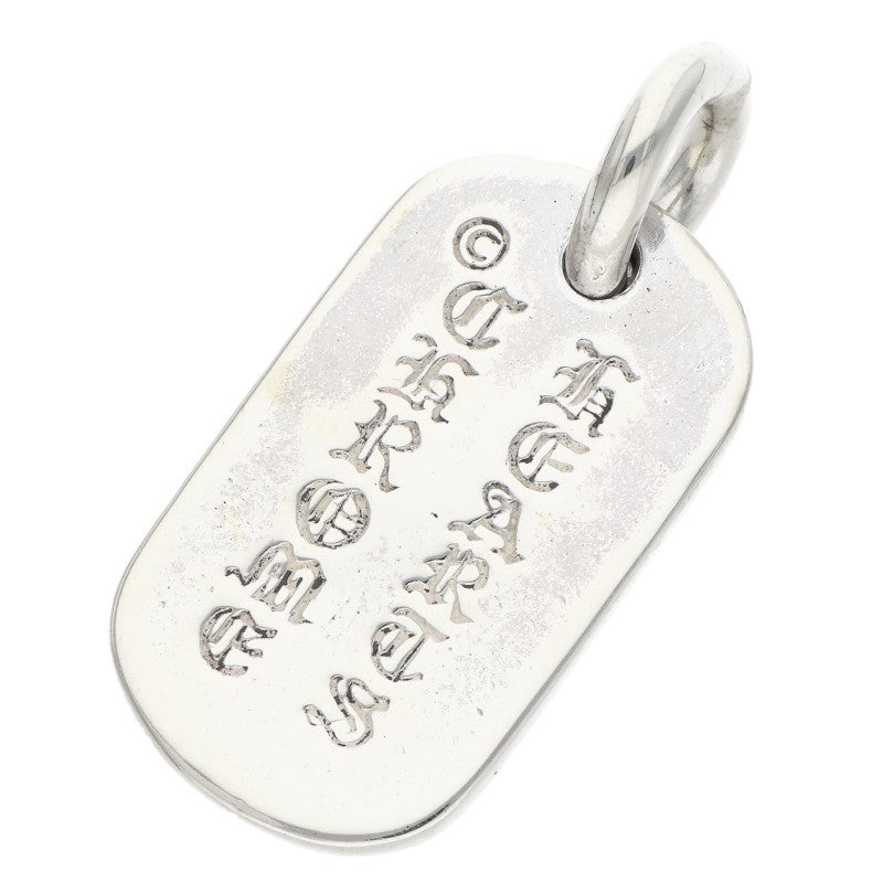 Chrome Hearts 925 Silver Small Dog Tag Pendant Size ONE SIZE