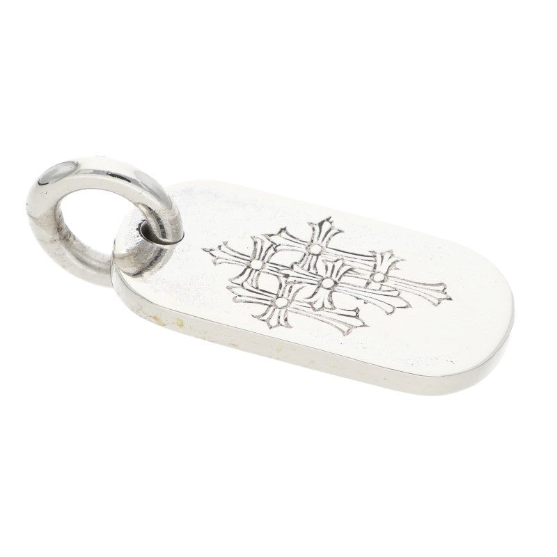 Chrome Hearts 925 Silver Small Dog Tag Pendant Size ONE SIZE