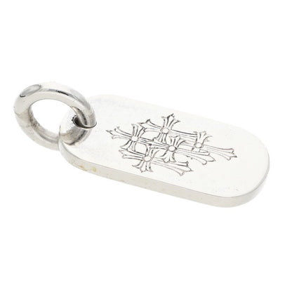 Chrome Hearts 925 Silver Small Dog Tag Pendant Size ONE SIZE