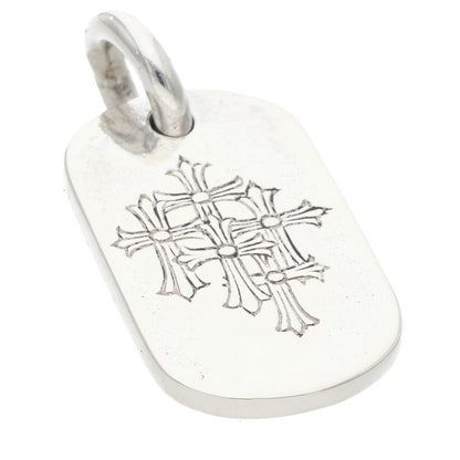 Chrome Hearts 925 Silver Small Dog Tag Pendant Size ONE SIZE