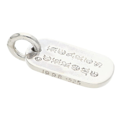 Chrome Hearts 925 Silver Small Dog Tag Pendant Size ONE SIZE