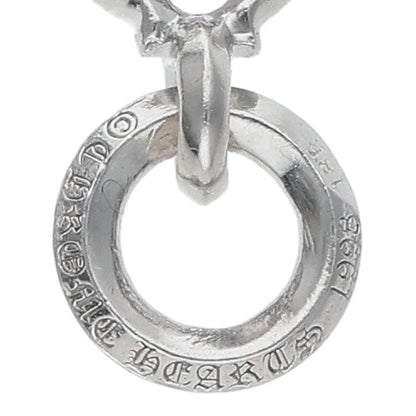 Chrome Hearts 18K #5 Dagger Pave Emerald Necklace