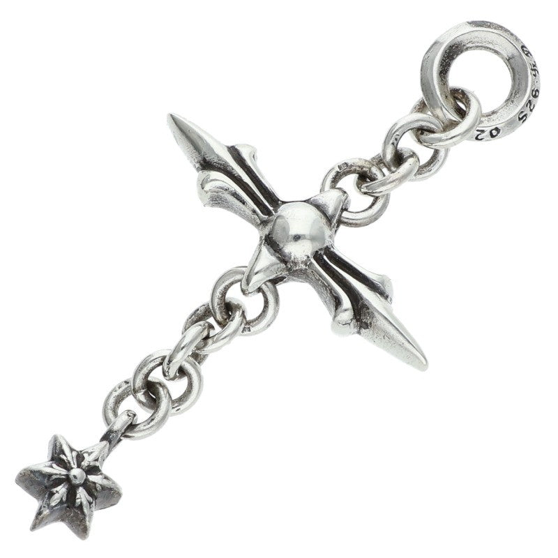 Chrome Hearts ROLY CROSS 925 Silver Charm Size ONE SIZE