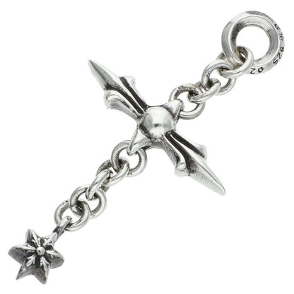 Chrome Hearts ROLY CROSS 925 Silver Charm Size ONE SIZE