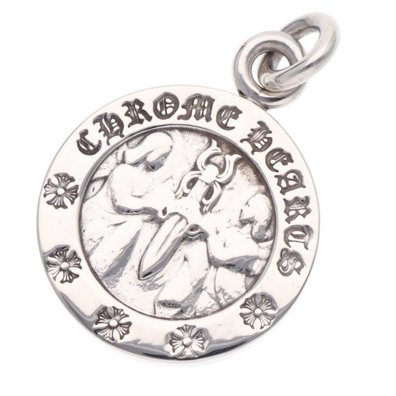 Chrome Hearts Angel Medal Silver Charm V2 Size ONE SIZE