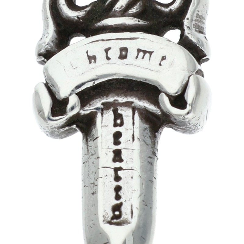 Chrome Hearts #5 Dagger Silver Charm ZIP2 Size ONE SIZE