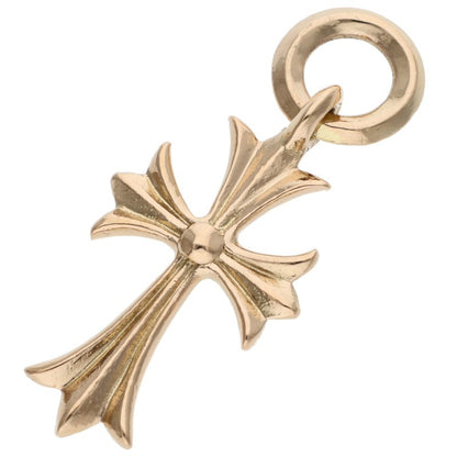 Chrome Hearts 22K Tiny CH Cross Gold Charm Size ONE SIZE