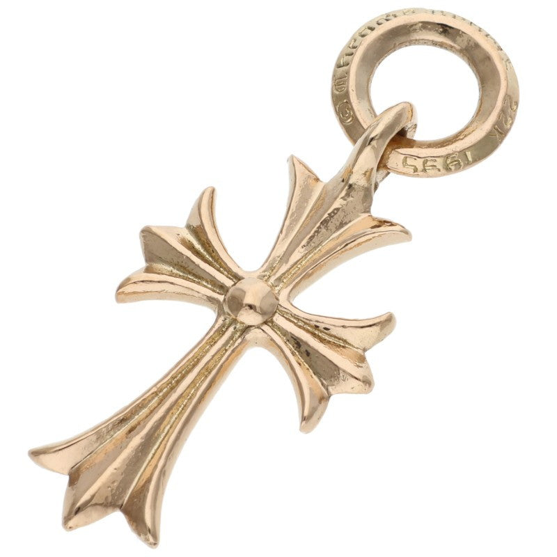 Chrome Hearts 22K Tiny CH Cross Gold Charm Size ONE SIZE