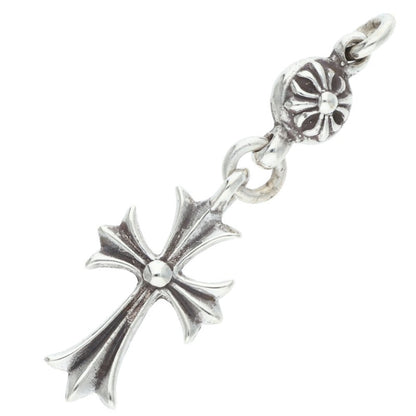 Chrome Hearts 1B Tiny CH Cross Silver Charm Size ONE SIZE
