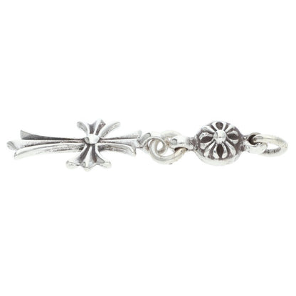 Chrome Hearts 1B Tiny CH Cross Silver Charm Size ONE SIZE