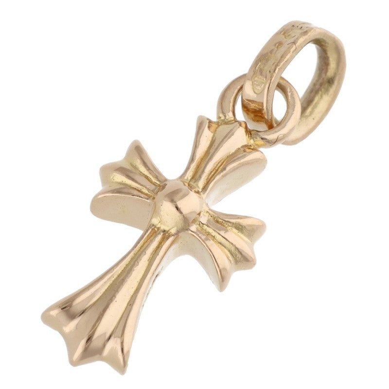 Chrome Hearts 22K Babyfat Cross Gold Necklace Charm
