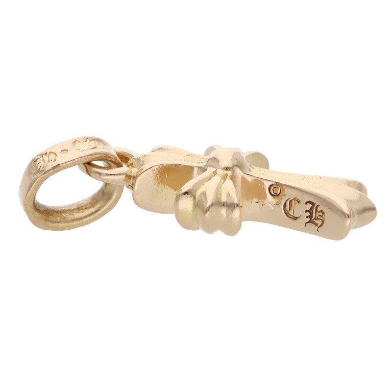 Chrome Hearts 22K Babyfat Cross Gold Necklace Charm