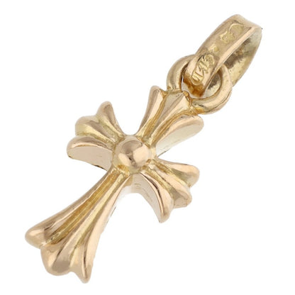 Chrome Hearts 22K Babyfat Cross Gold Necklace Charm