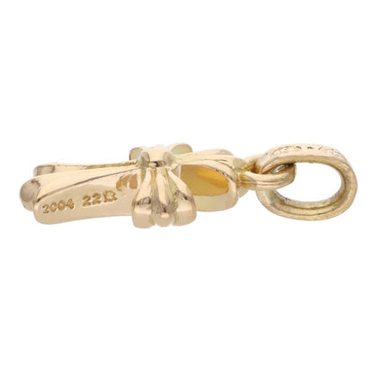Chrome Hearts 22K Babyfat Cross Gold Necklace Charm