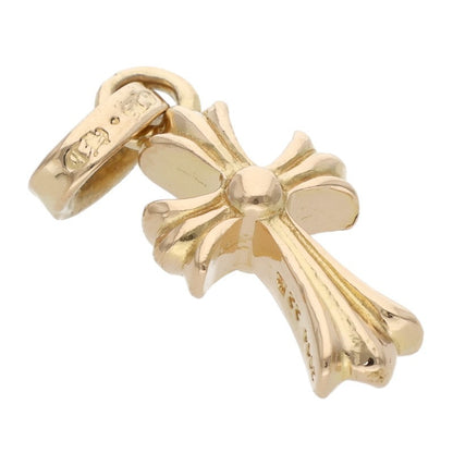 Chrome Hearts 22K Babyfat Cross Gold Necklace Charm