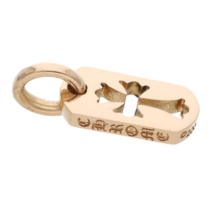 Chrome Hearts 22K Yellow Gold Tiny Cutout Cross Tag Charm