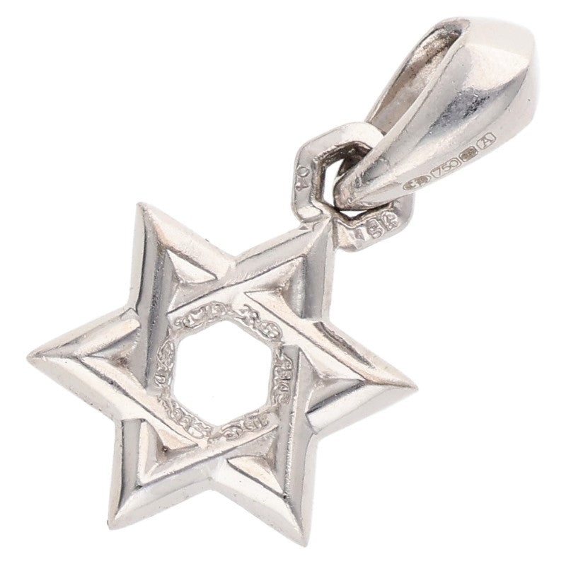 Chrome Hearts 18K White Gold Diamond Charm