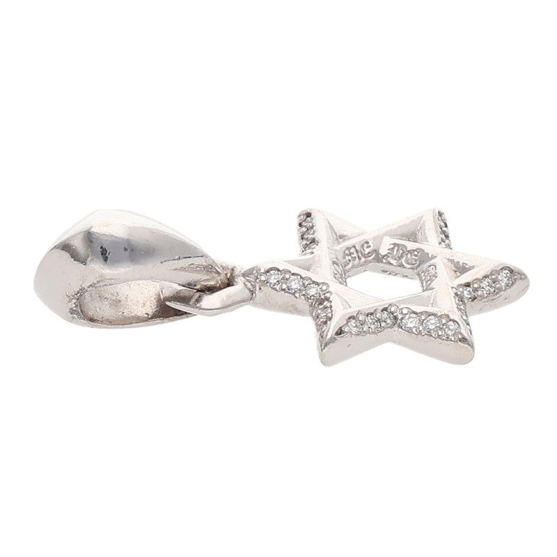 Chrome Hearts 18K White Gold Diamond Charm