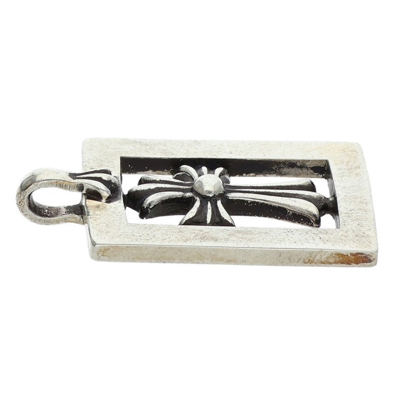 Chrome Hearts FRMD OPN BBYFAT Framed Open Charm Silver