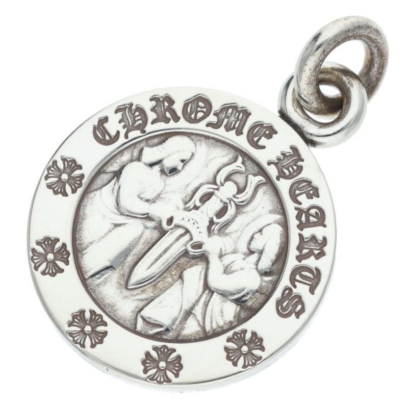 Chrome Hearts Angel Medal V2 Silver Charm Size ONE SIZE