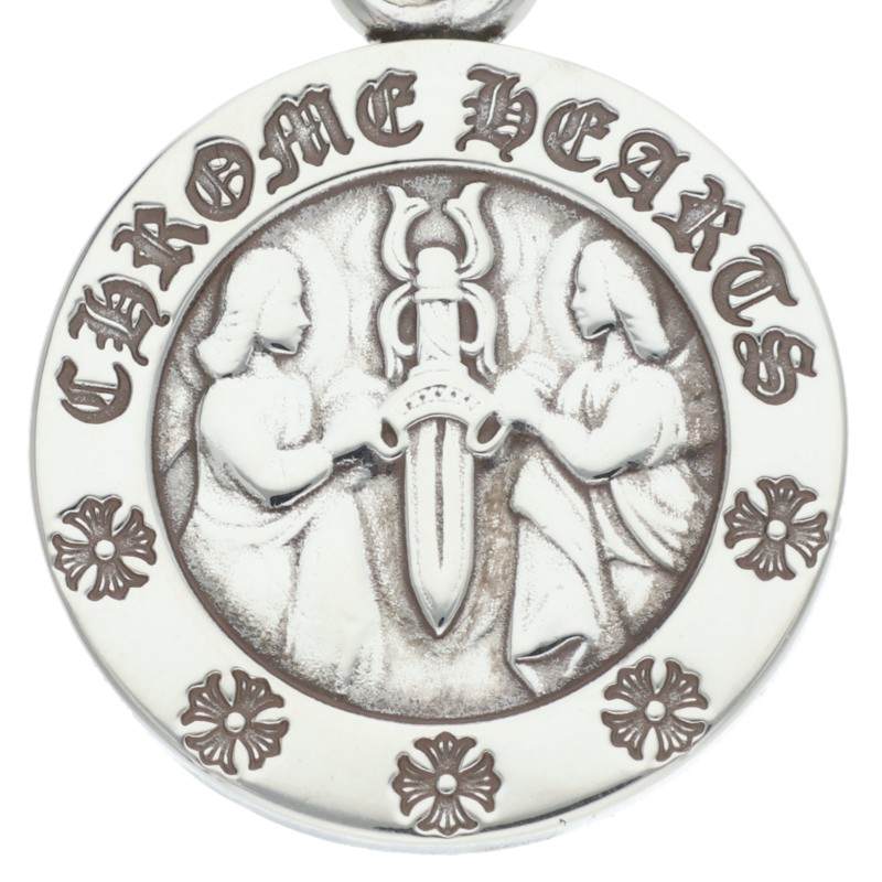 Chrome Hearts Angel Medal V2 Silver Charm Size ONE SIZE