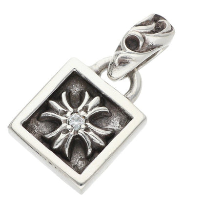 Chrome Hearts Framed CH Plus Silver Charm Size ONE SIZE