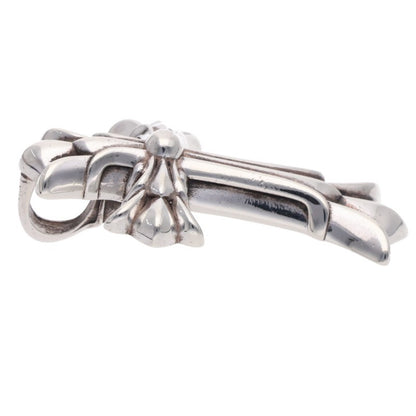 Chrome Hearts Small Double CH Silver Pendant Size ONE SIZE