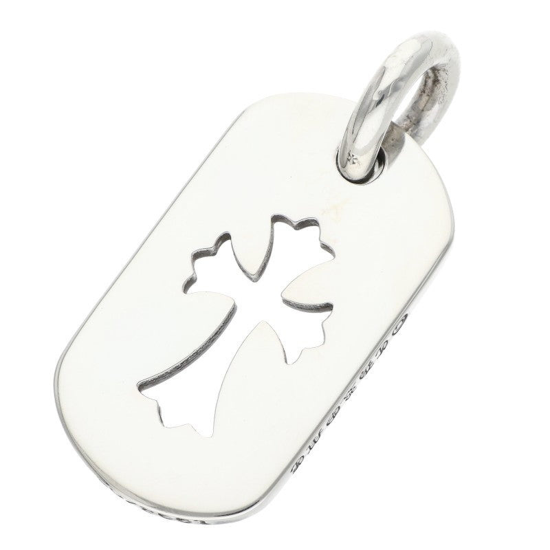 Chrome Hearts 925 Silver Small Dogtag Necklace Size ONE SIZE