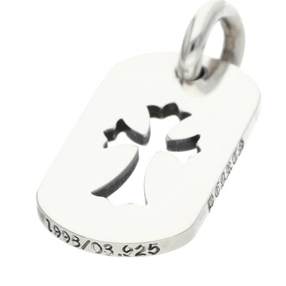 Chrome Hearts 925 Silver Small Dogtag Necklace Size ONE SIZE
